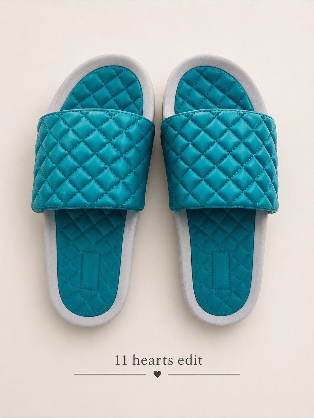 APL LUSSO SLIDES, Mint Leather NWT Women’s Size 8